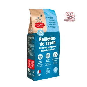 Zeepvlokken 1 kg – plantaardig & hypoallergeen – La Droguerie Ecologique