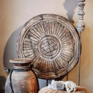 Wanddoek Houten Ornament