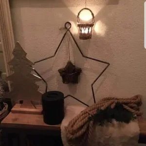 Smeedijzeren Ster 40 cm